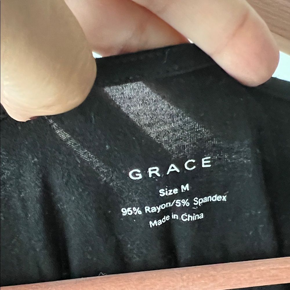 Grace Black Ruffle Tank Top - Picture 4 of 5